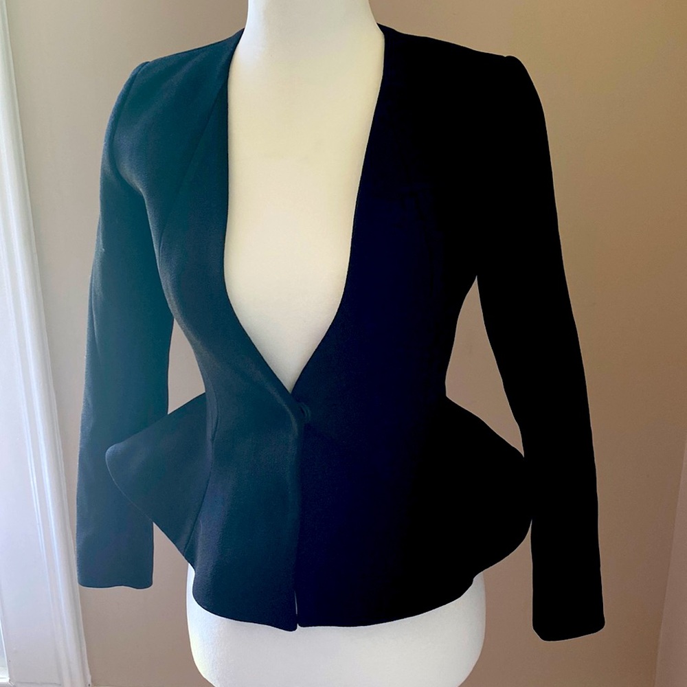 H&M Boutique Structures Black Blazer
